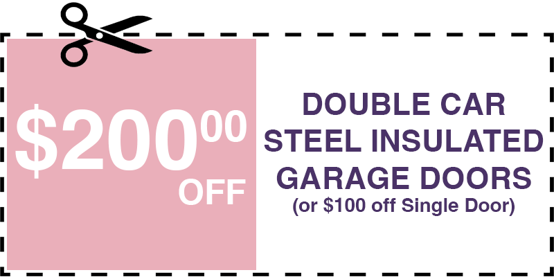 200 off garage door repair Miller Place